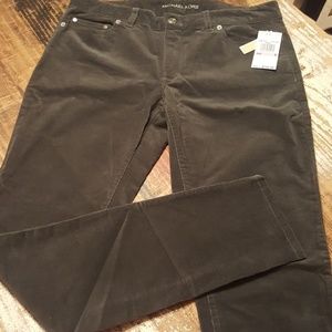 Michael kors slate grey cord pants size 6 nwt